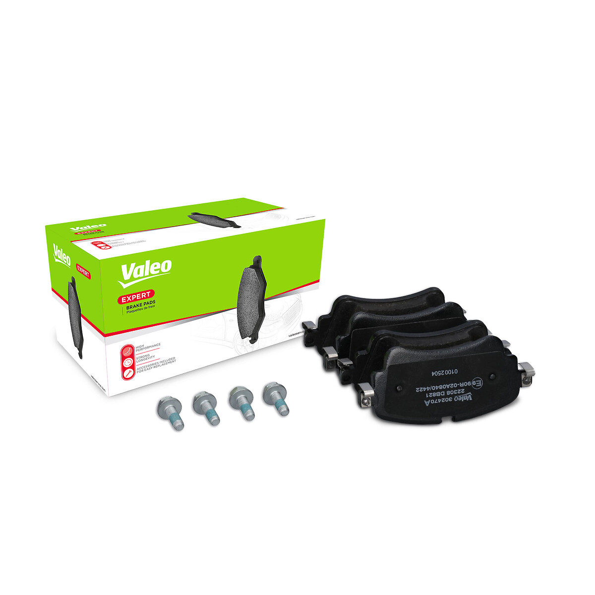 VALEO Bremseklodser 302470a bagaksel for AUDI AUDI (FAW) VW