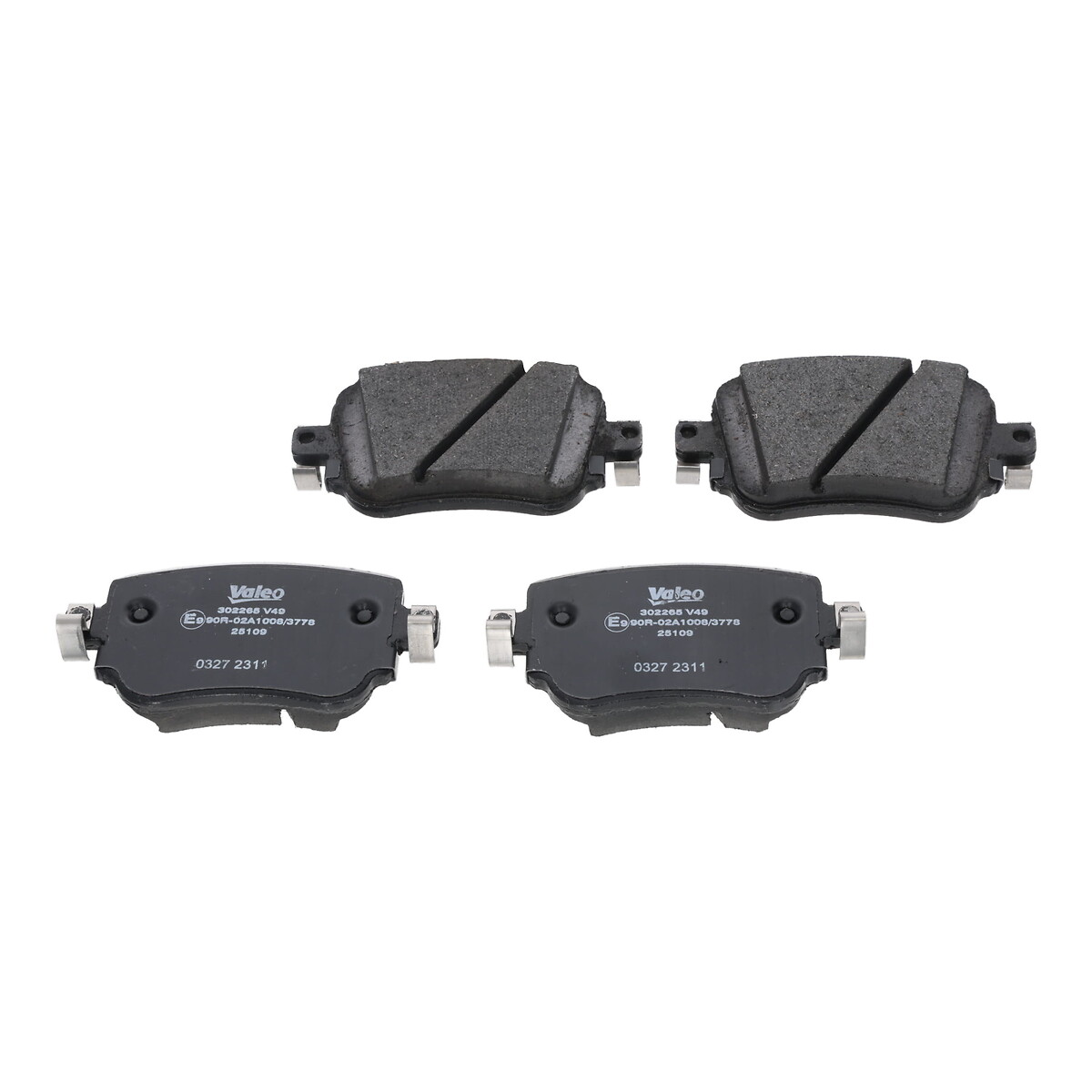 VALEO Bremseklodser 302265 bagaksel for VW
