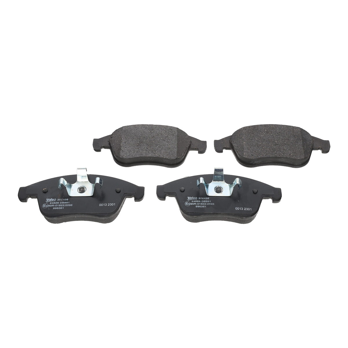 VALEO Bremseklodser 302438 foraksel for RENAULT