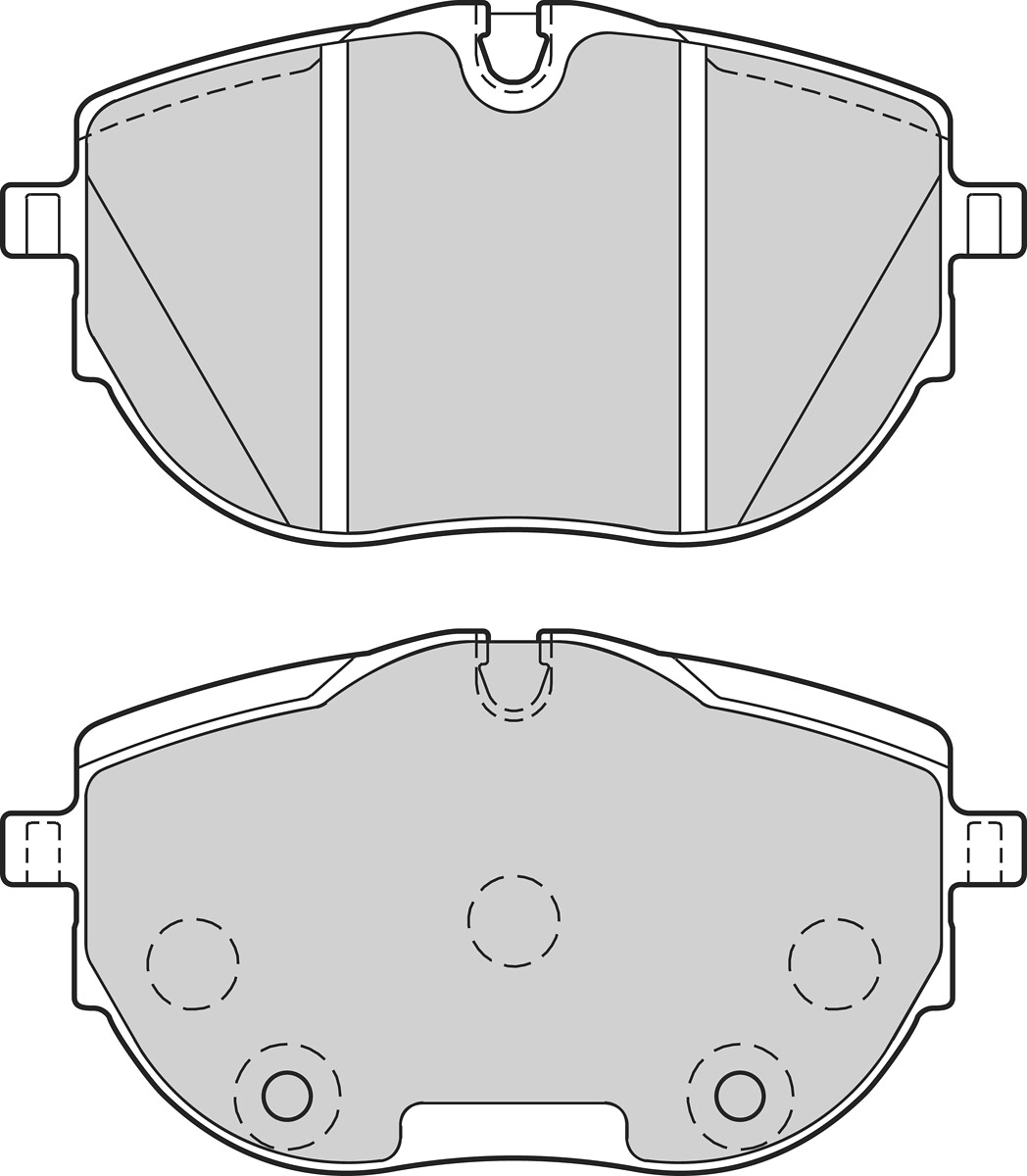 VALEO Bremseklodser 302547 foraksel for VW
