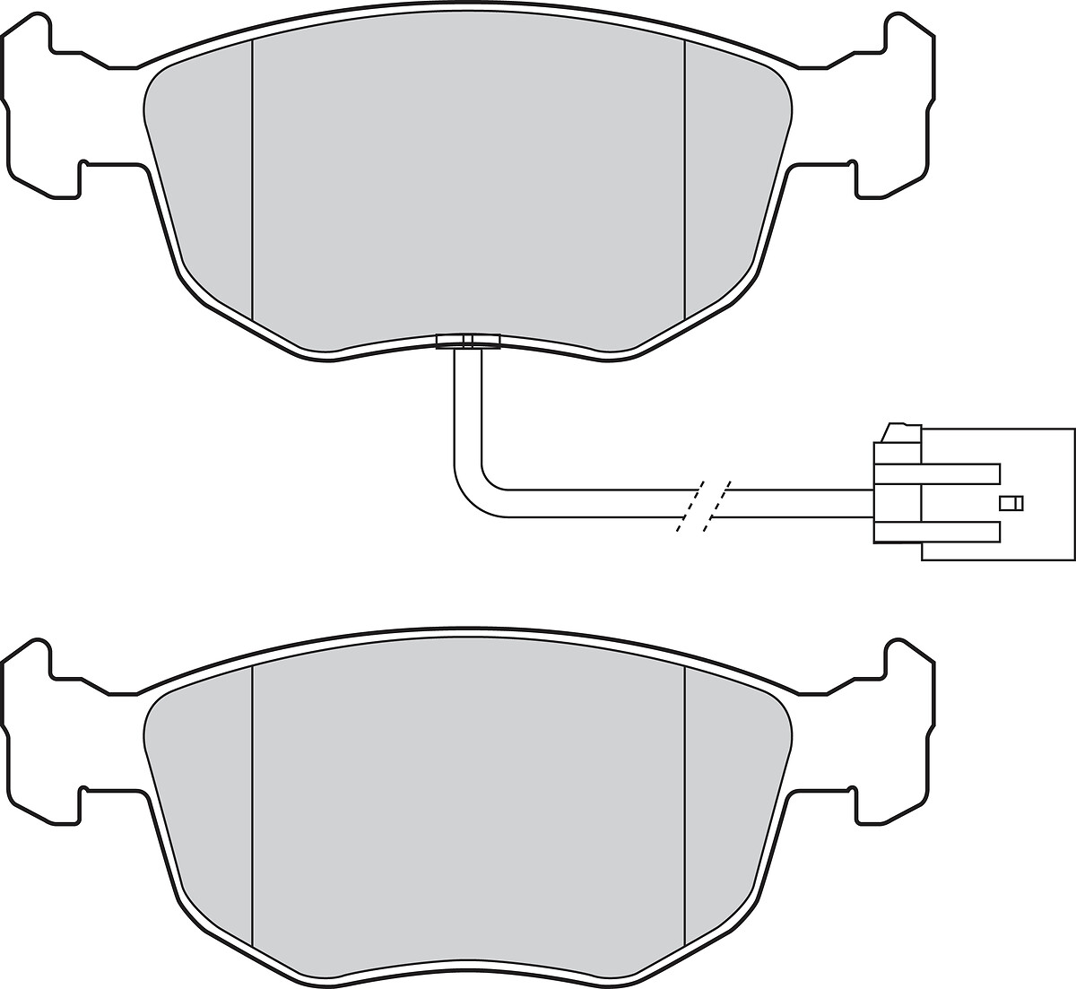 VALEO Bremseklodser 302837 foraksel for FORD AC FORD USA