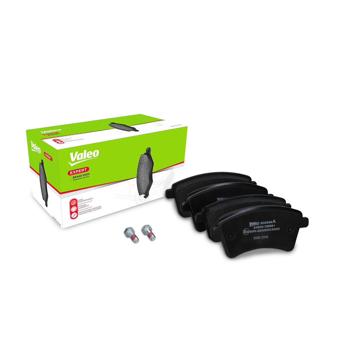 VALEO Bremseklodser 302666a foraksel for MERCEDES-BENZ RENAULT