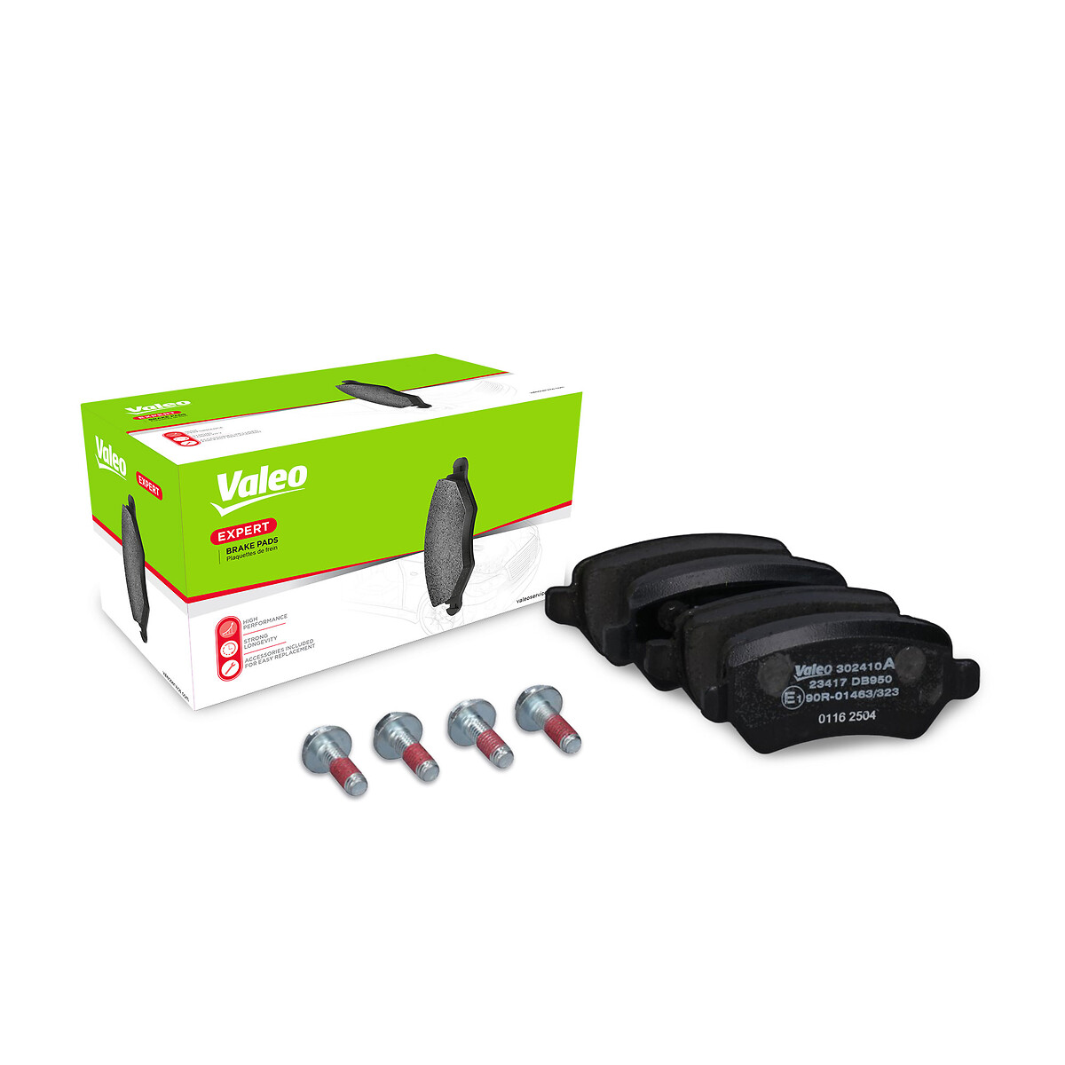 VALEO Bremseklodser 302410A bagaksel for OPEL VAUXHALL