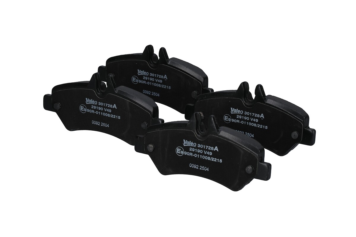 VALEO Bremseklodser 301728a bagaksel for MERCEDES-BENZ VW