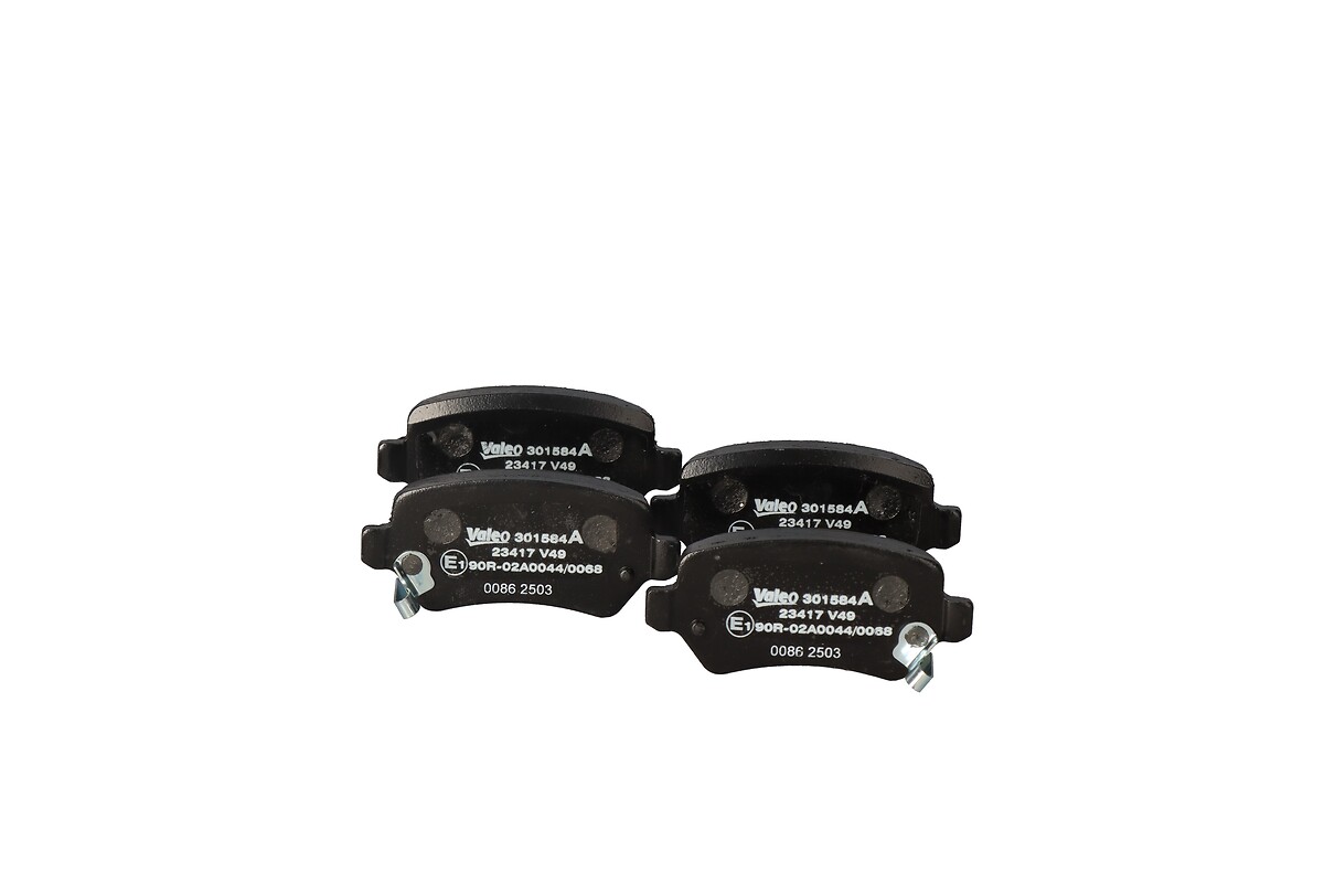 VALEO Bremseklodser 301584a bagaksel for OPEL CHEVROLET VAUXHALL KIA