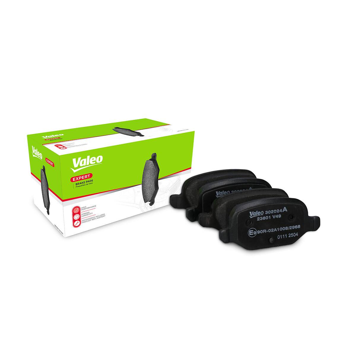 VALEO Bremseklodser 302024a bagaksel for ABARTH FIAT LADA