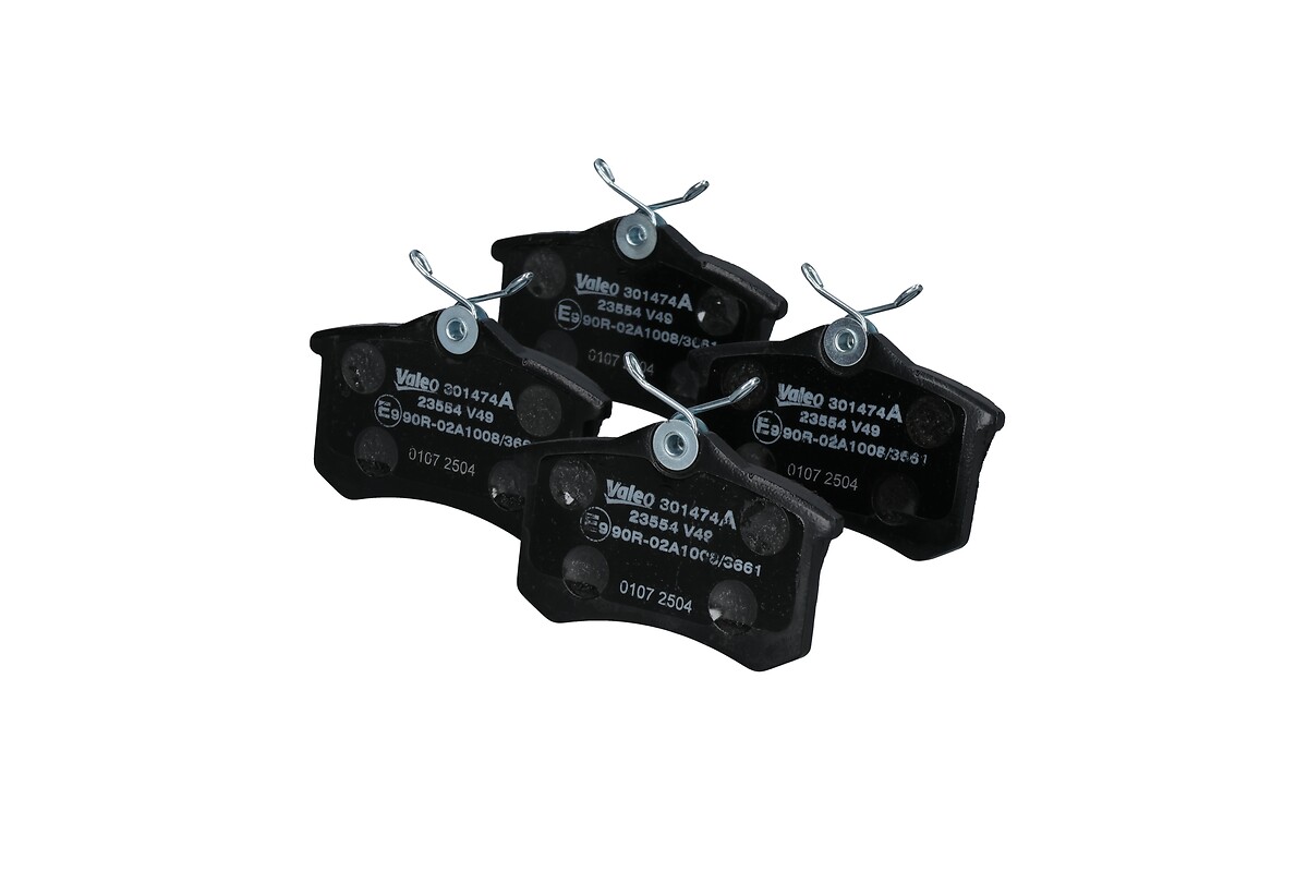 VALEO Bremseklodser 301474a bagaksel for DS OPEL MG (SAIC) PEUGEOT CITROËN RENAULT VW