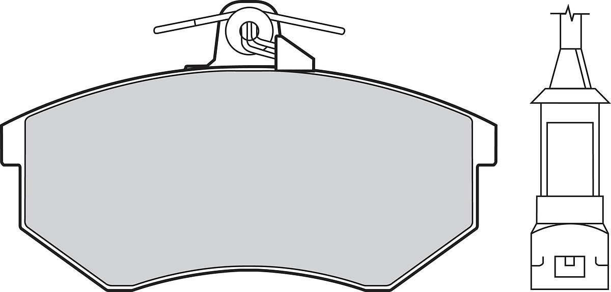 VALEO Bremseklodser 301016 foraksel for AUDI VW