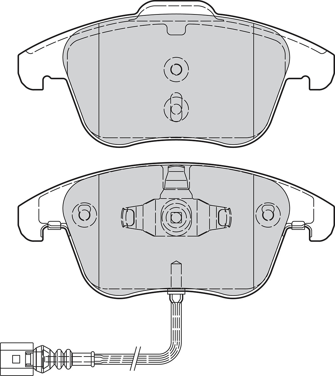VALEO Bremseklodser 302261 foraksel for VW VW (SVW)