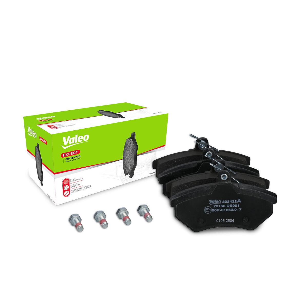 VALEO Bremseklodser 302432a foraksel for VW