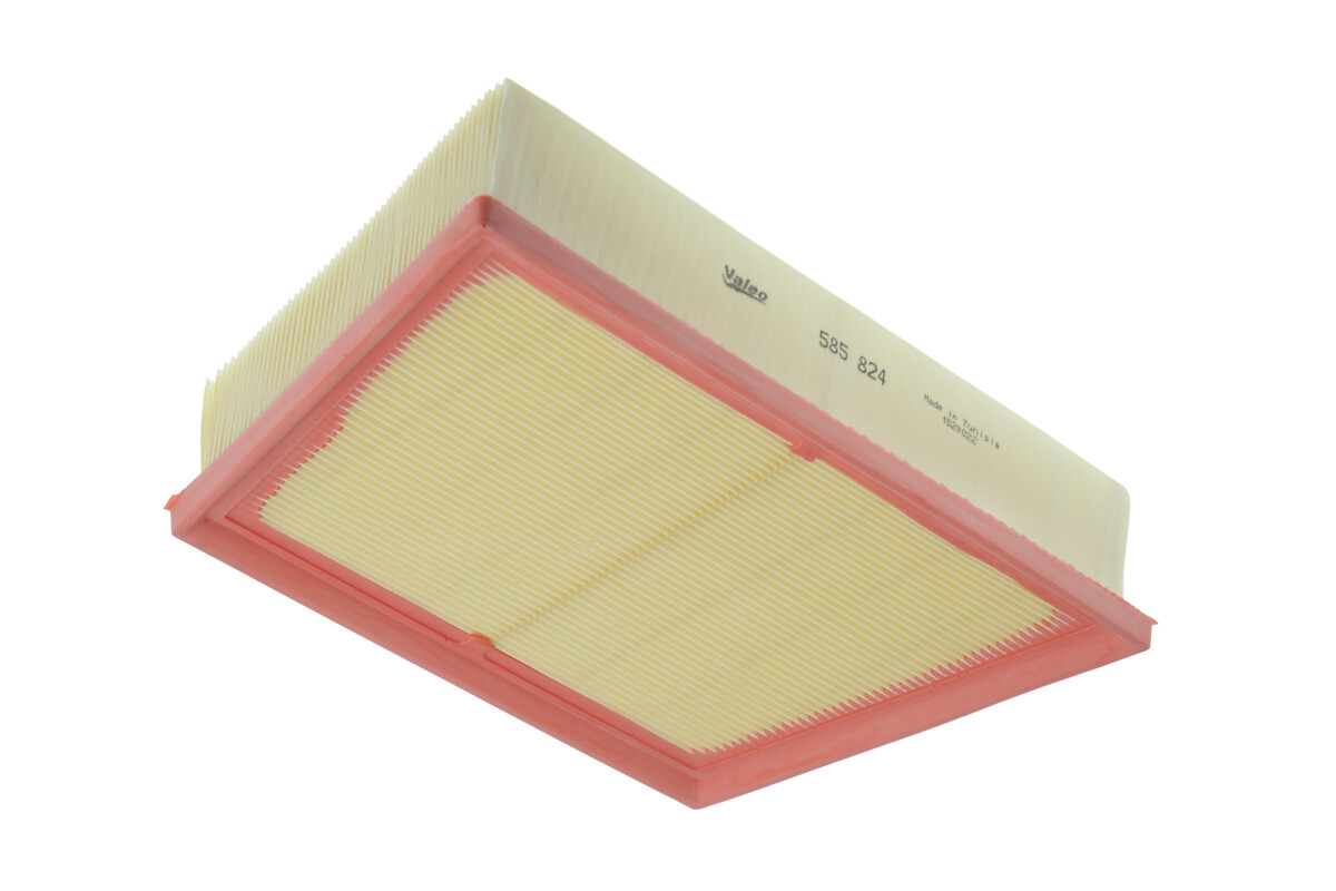 VALEO Luftfilter 585824 Filterindsats length_mm_203|Længde [mm]|169 width_mm_206|Bredde [mm]|216 width_1_mm_818|Bredde 1 [mm]|168 height_mm_209|Højde
