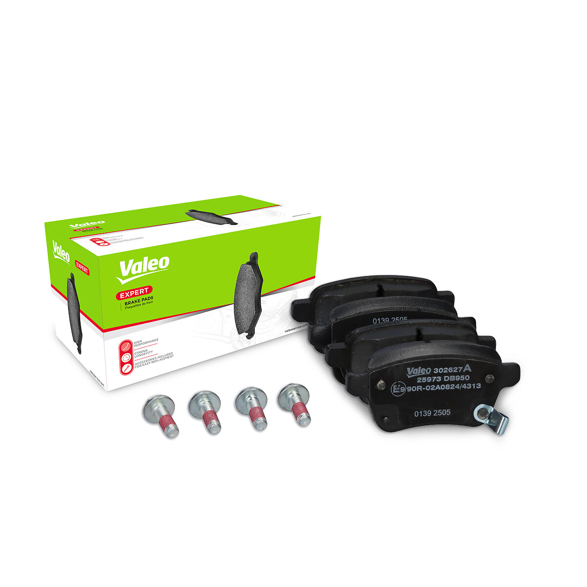 VALEO Bremseklodser 302627a bagaksel for FIAT