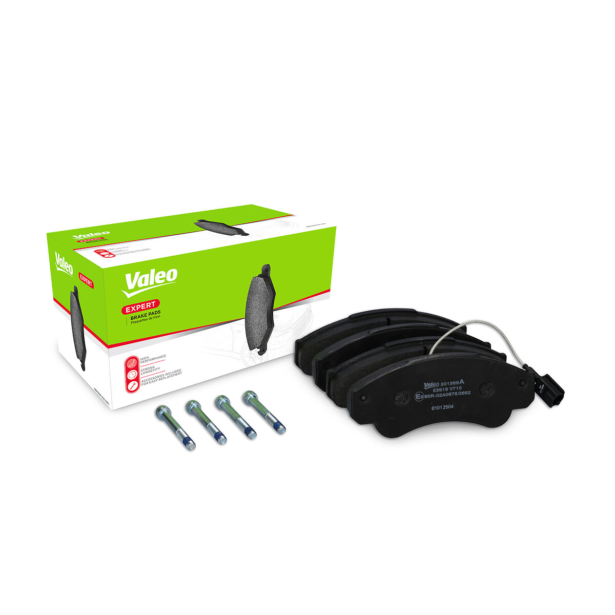 VALEO Bremseklodser 301569a foraksel for PEUGEOT CITROËN FIAT