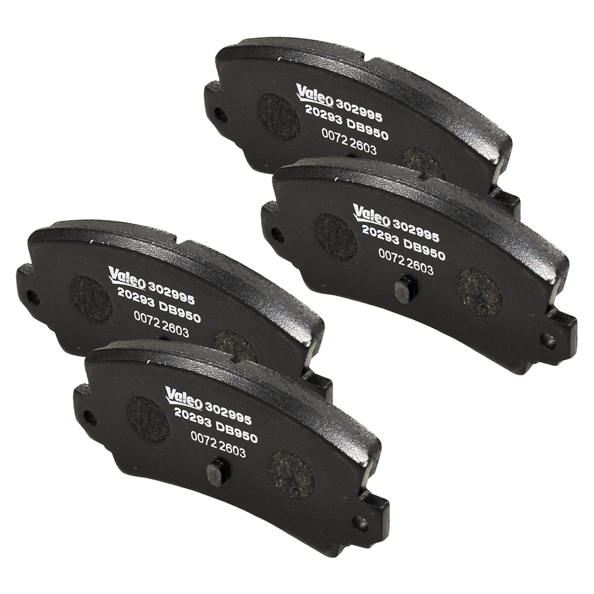 VALEO Bremseklodser 302995 bagaksel for FIAT LANCIA