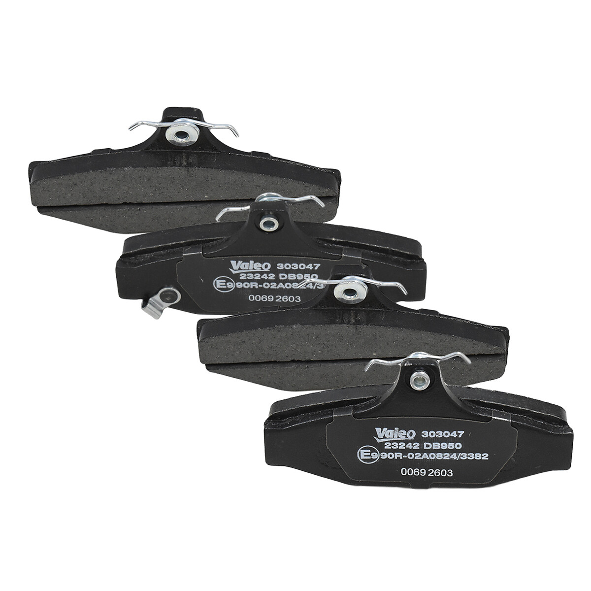 VALEO Bremseklodser 303047 bagaksel for PONTIAC DAEWOO