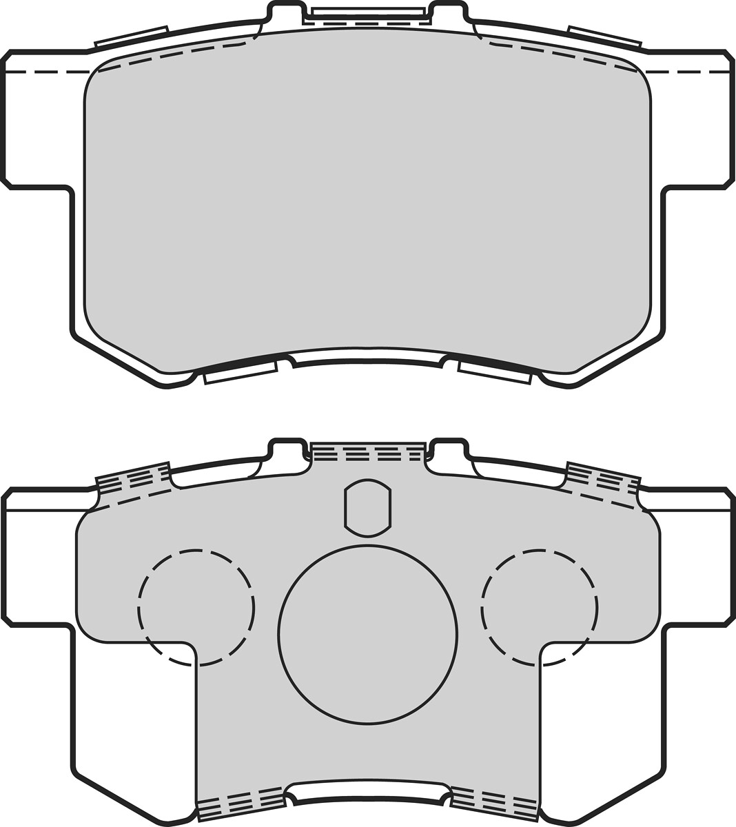 VALEO Bremseklodser 302696 bagaksel for FIAT ACURA HONDA SUZUKI