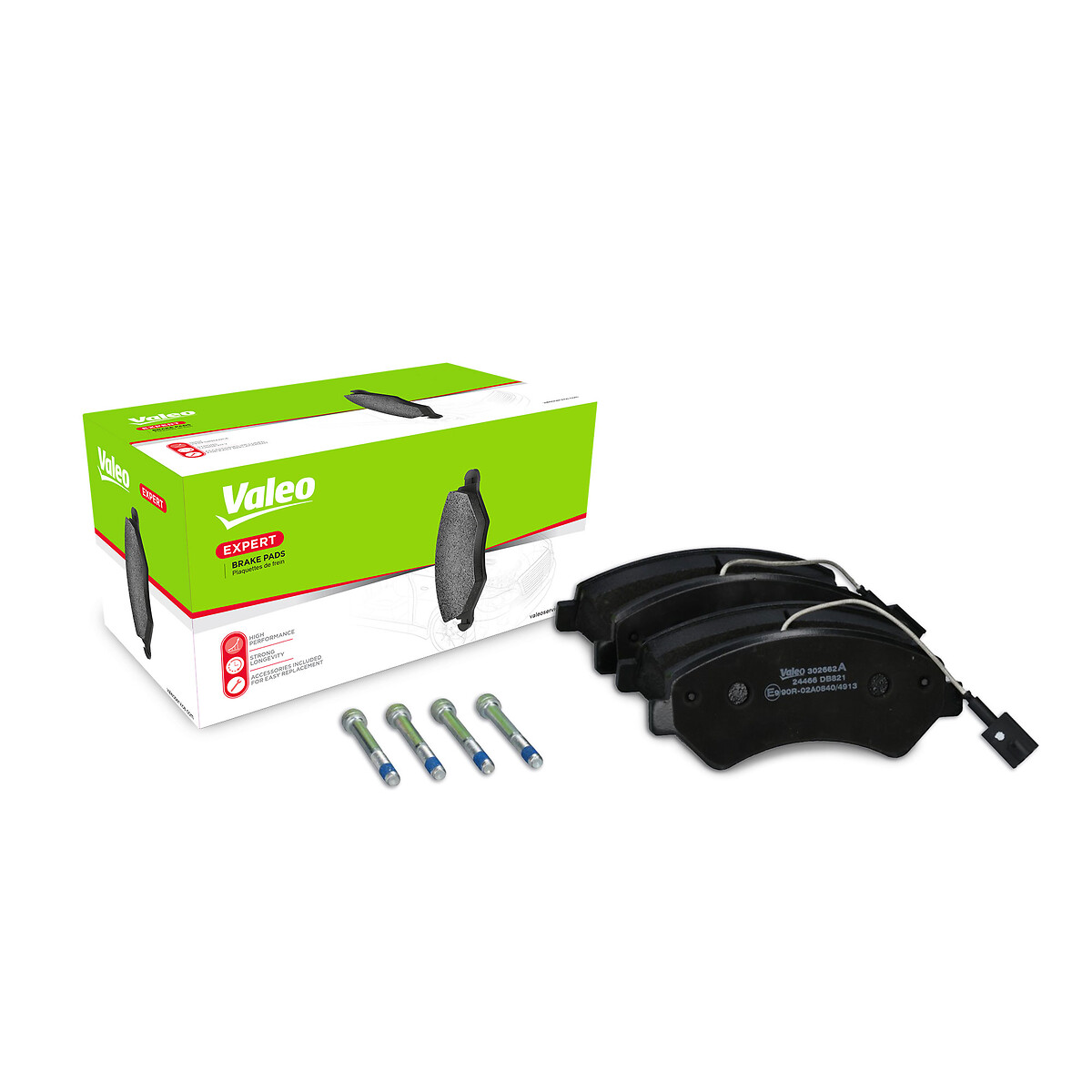 VALEO Bremseklodser 302662a foraksel for FIAT