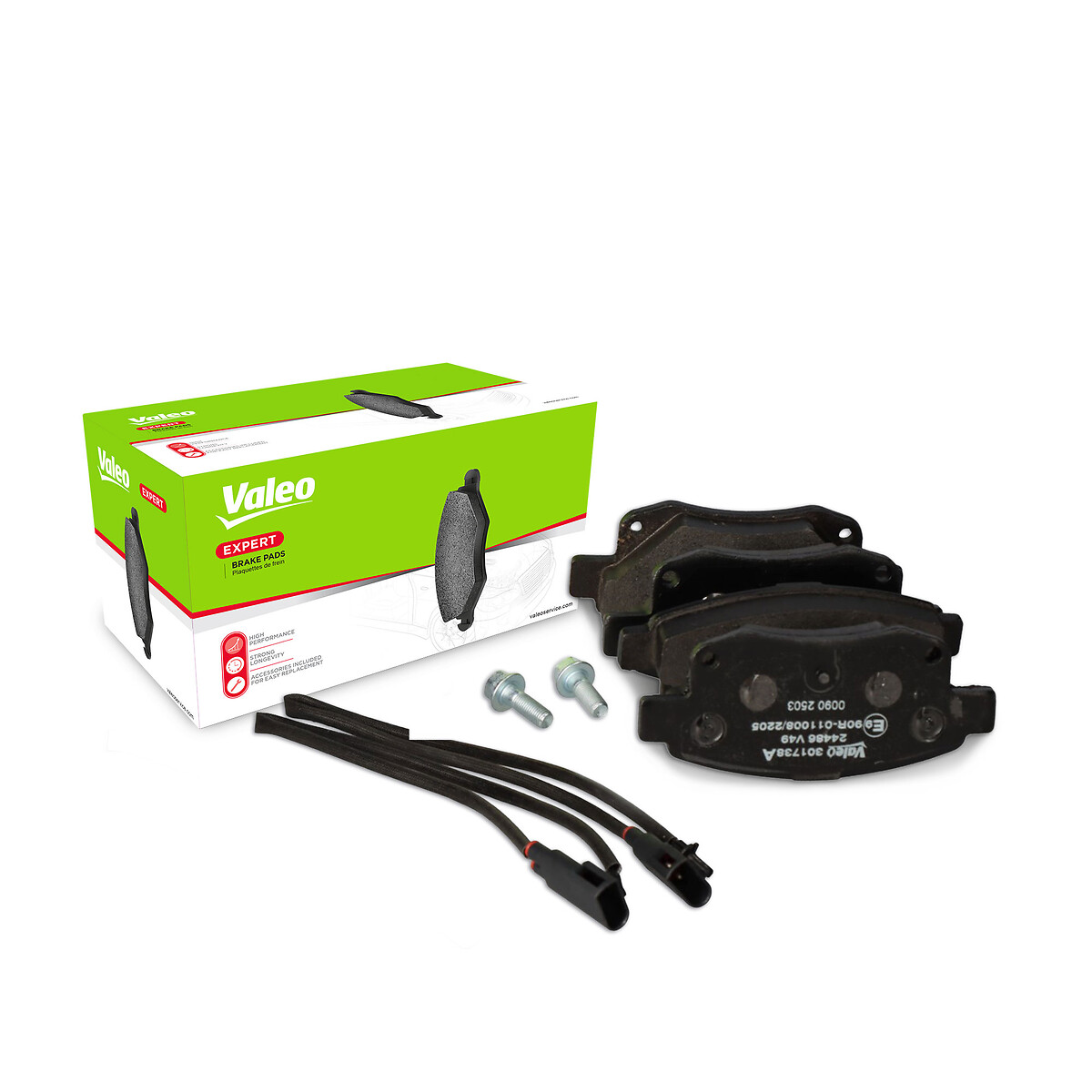 VALEO Bremseklodser 301738A bagaksel for FORD FORD (JMC)