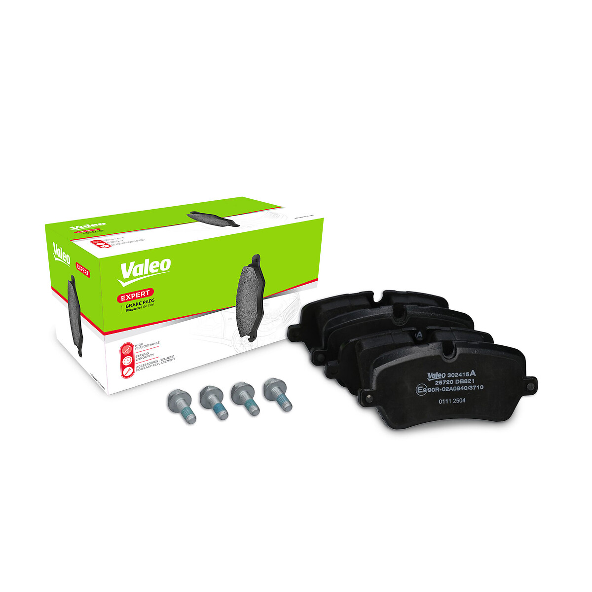 VALEO Bremseklodser 302415a bagaksel for LAND ROVER