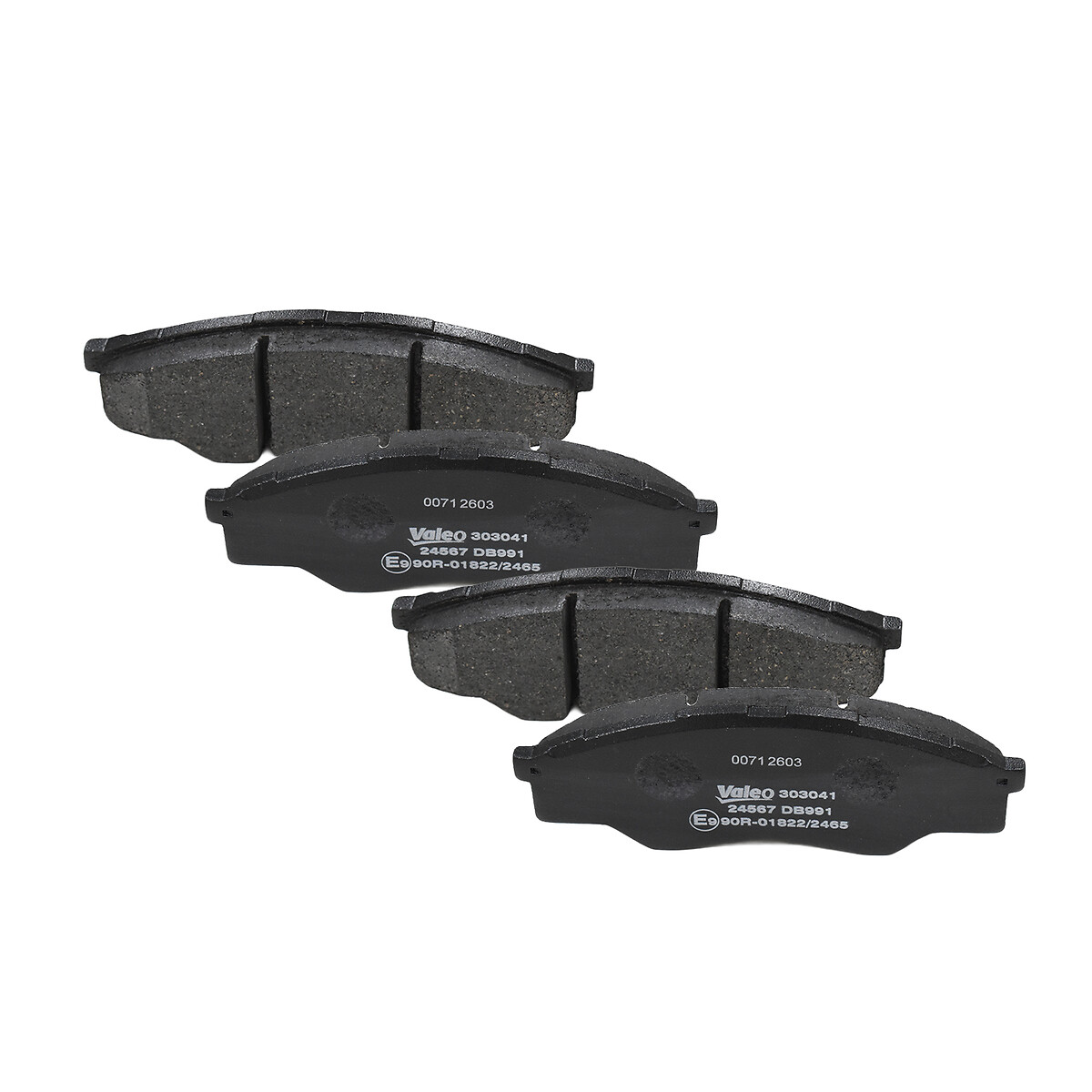 VALEO Bremseklodser 303041 foraksel for TOYOTA