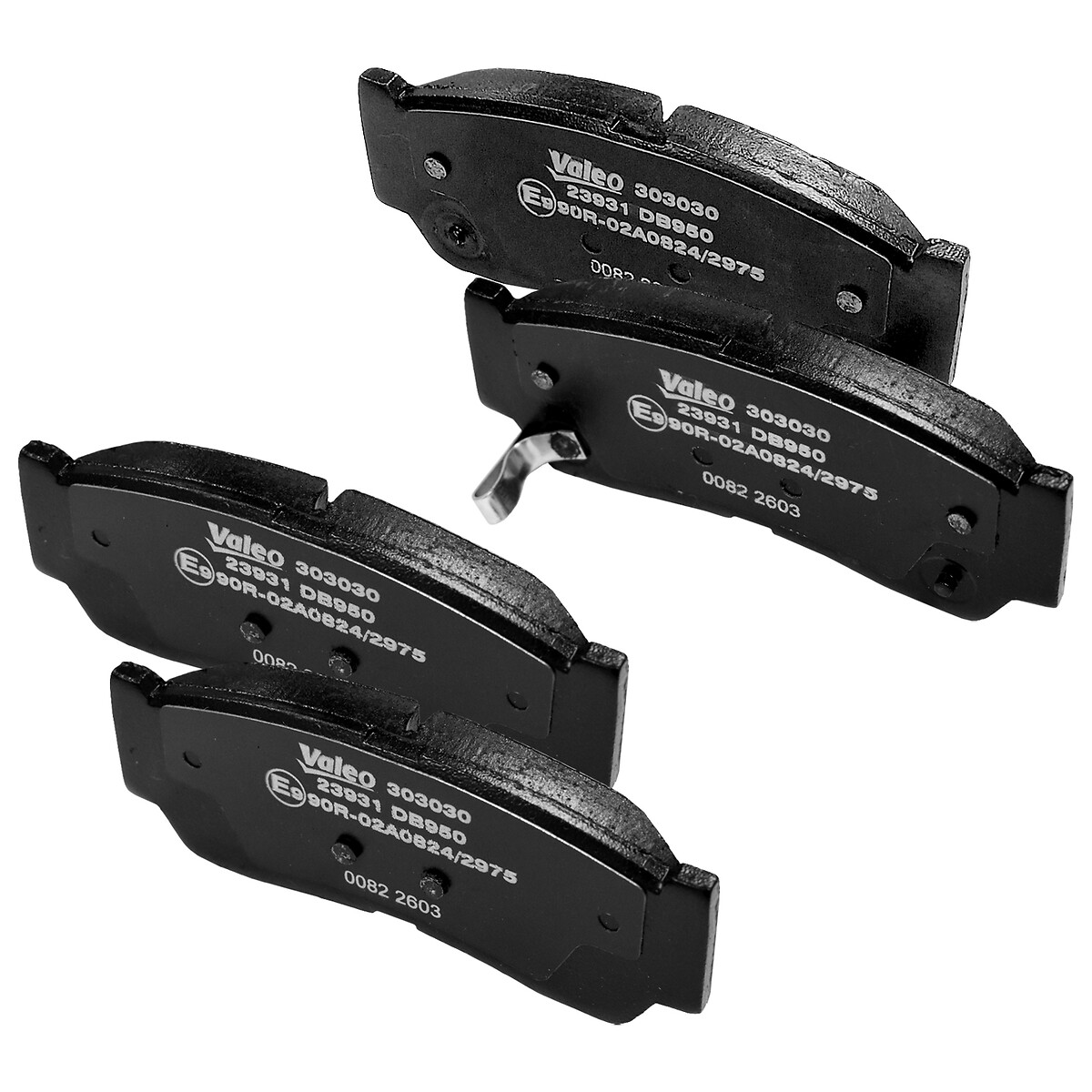 VALEO Bremseklodser 303030 bagaksel for SSANGYONG KIA