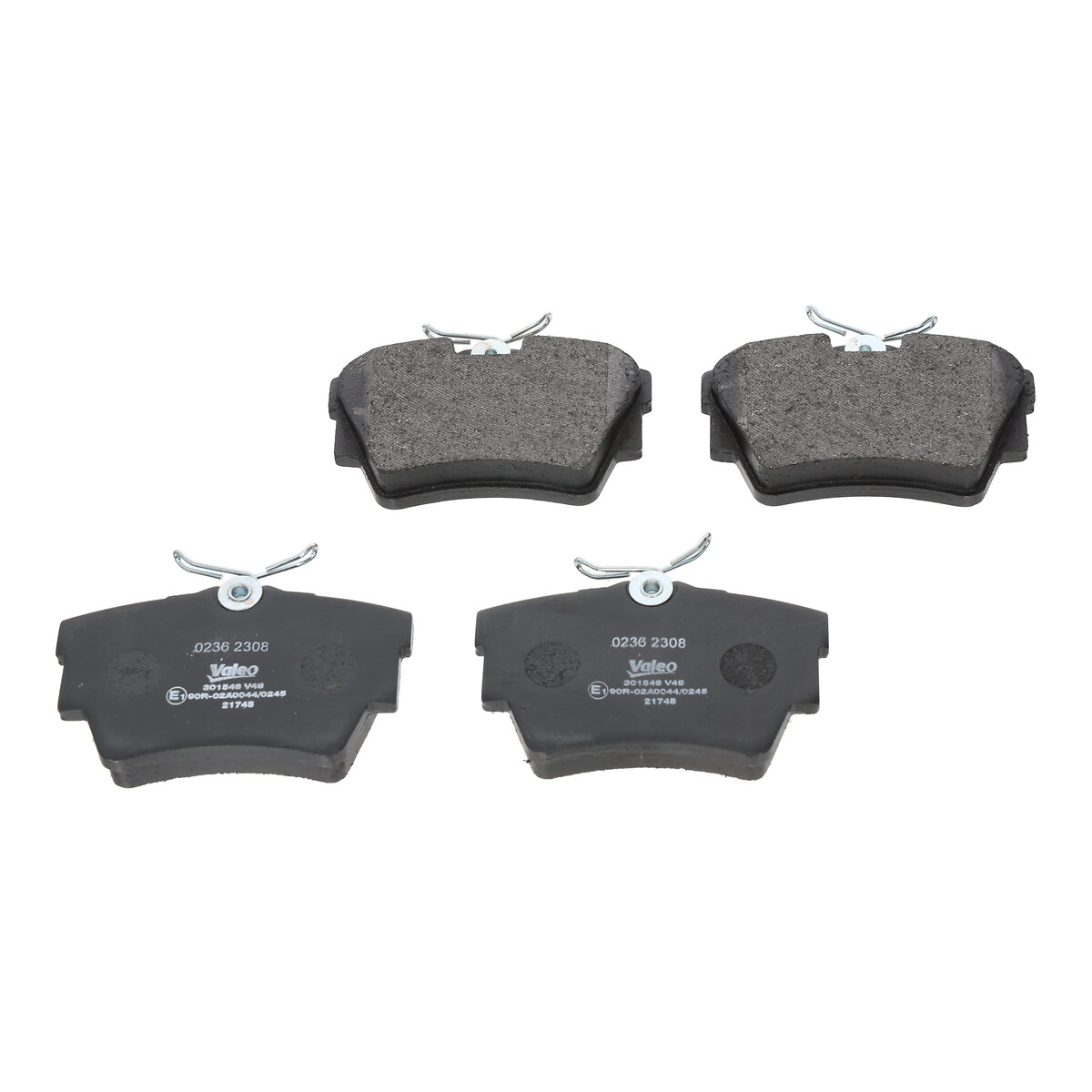 VALEO Bremseklodser 301546 bagaksel for OPEL VAUXHALL FIAT NISSAN RENAULT