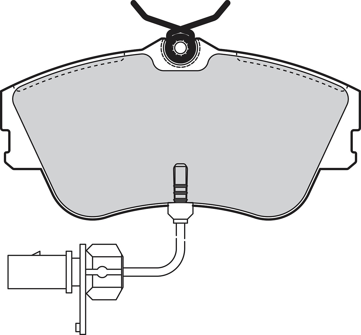 VALEO Bremseklodser 301814 foraksel for VW