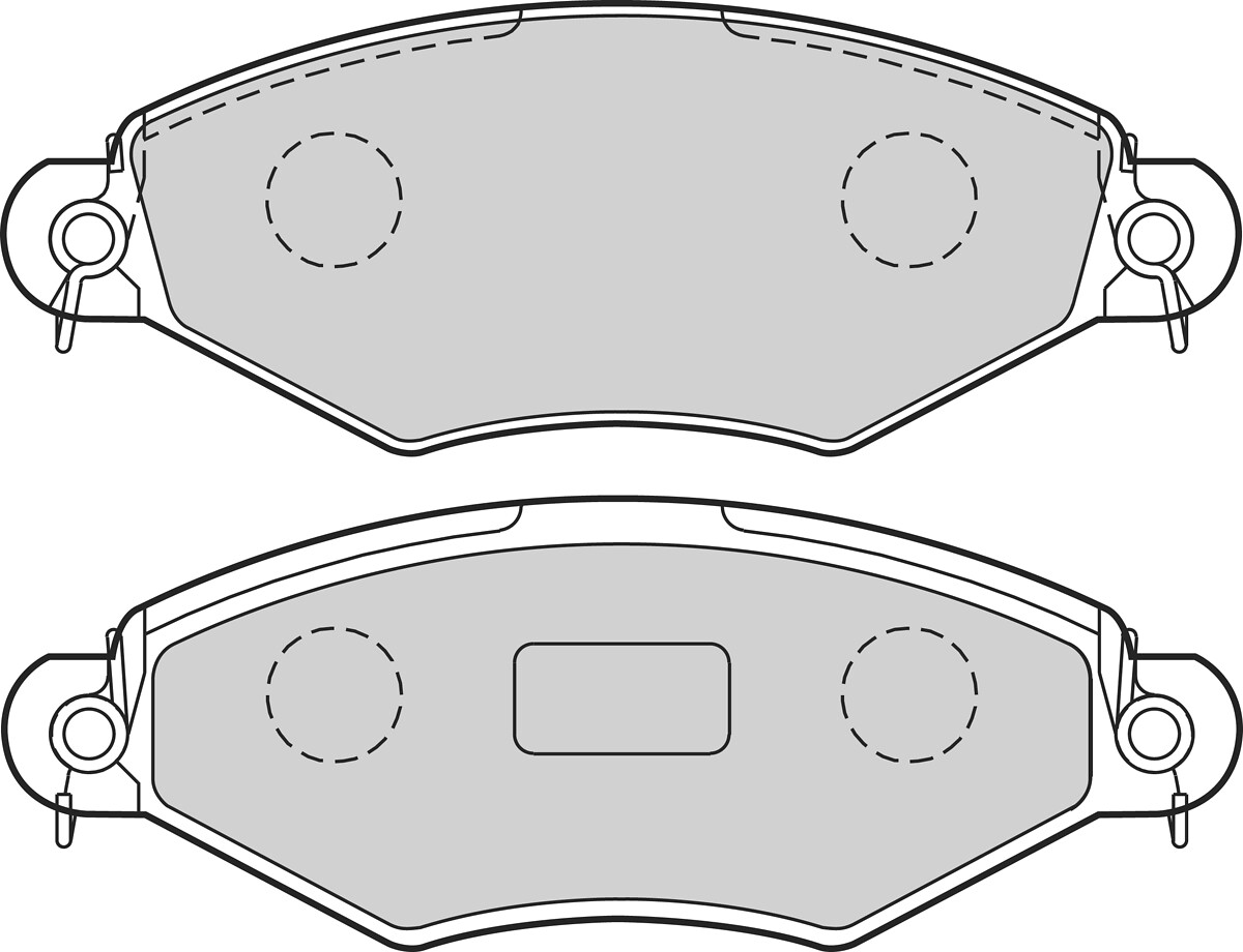 VALEO Bremseklodser 302663 foraksel for PEUGEOT
