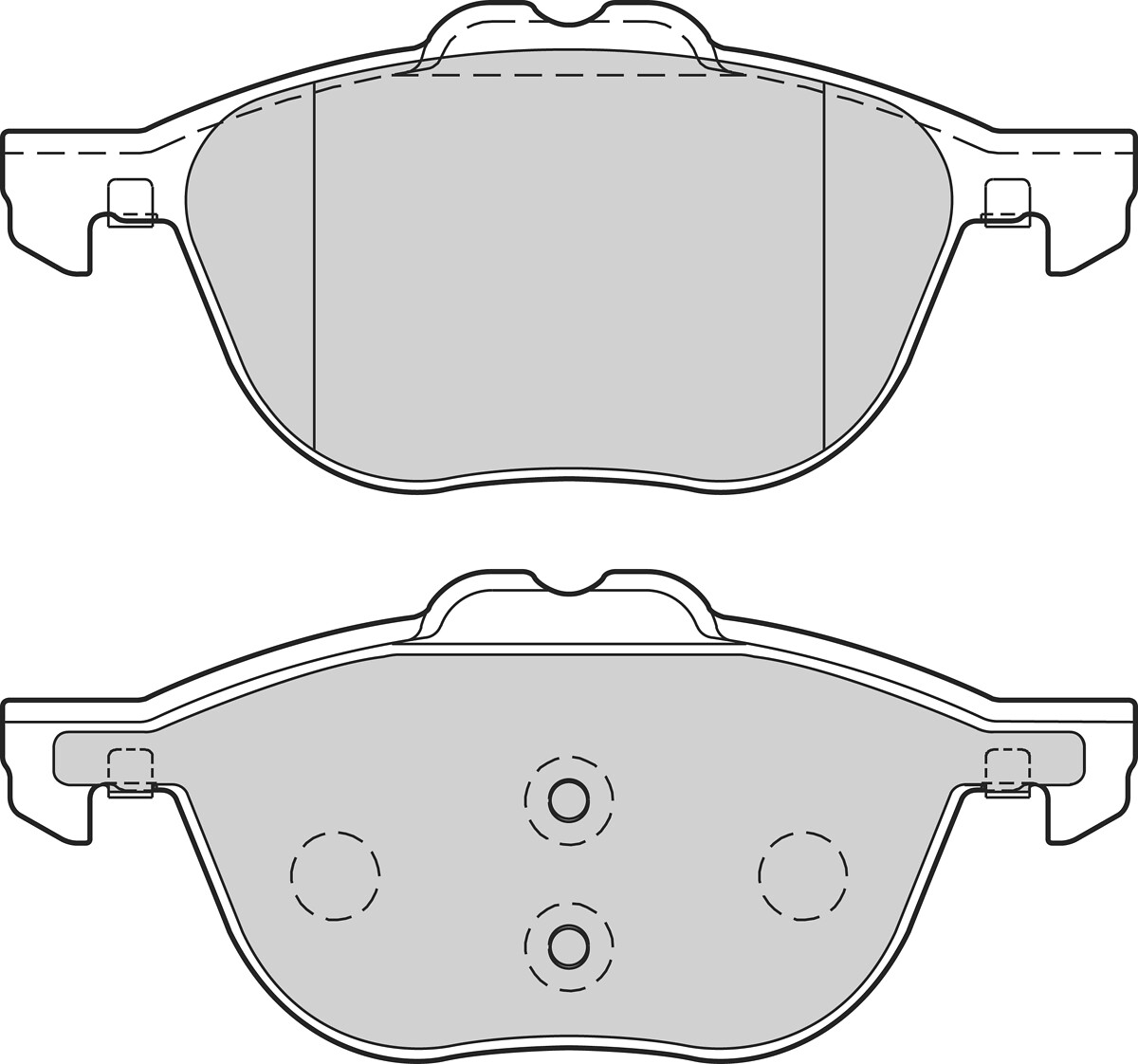 VALEO Bremseklodser 302695 foraksel for FORD