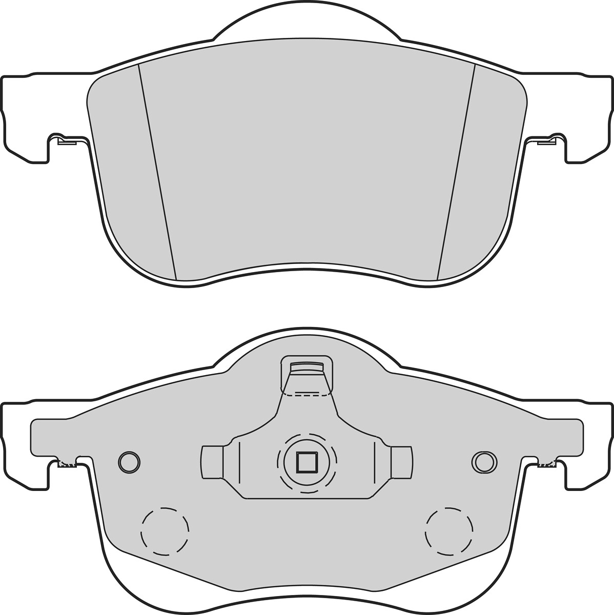 VALEO Bremseklodser 302699 foraksel for VOLVO