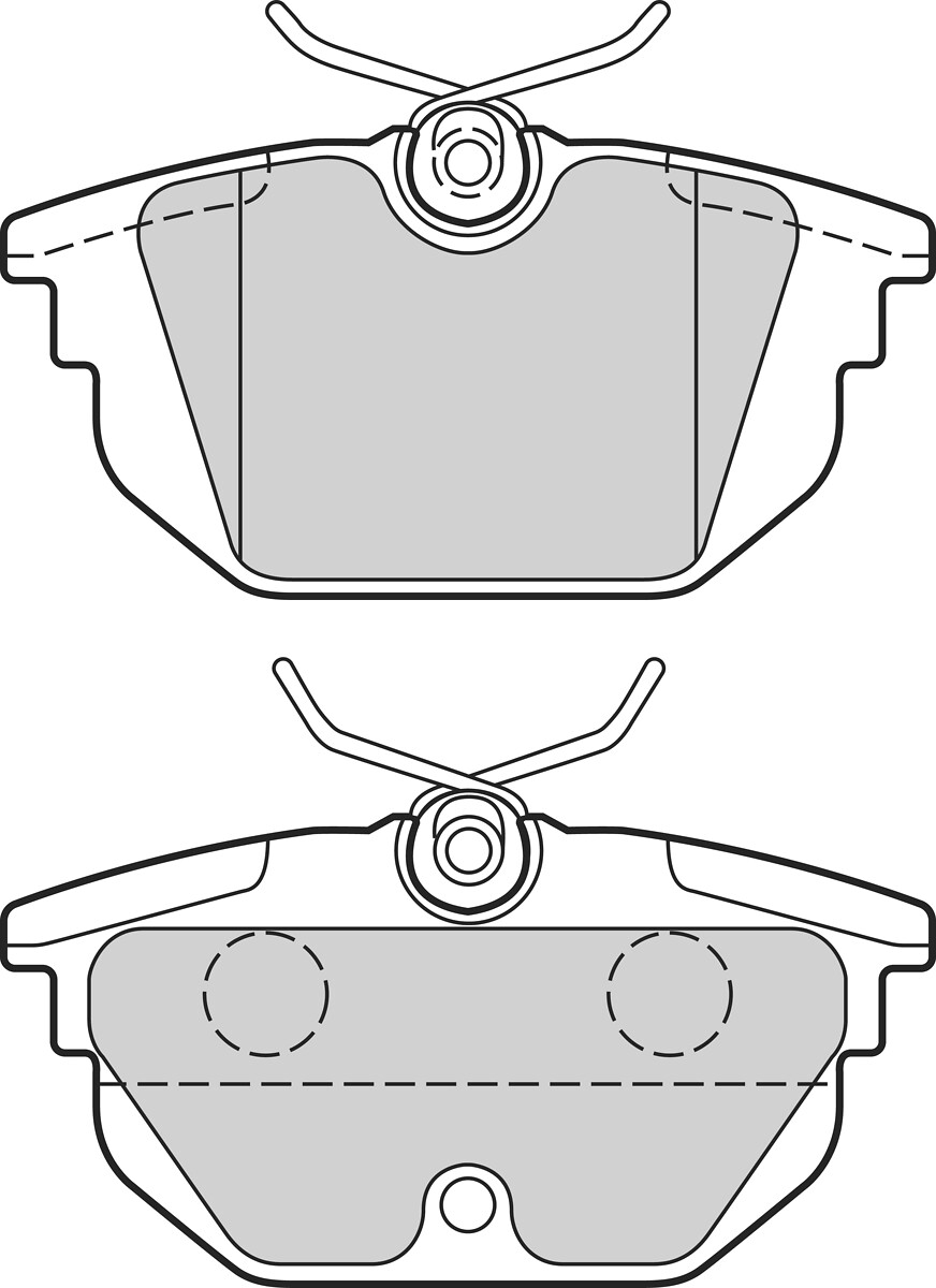 VALEO Bremseklodser 302704 bagaksel for FIAT LANCIA ALFA ROMEO