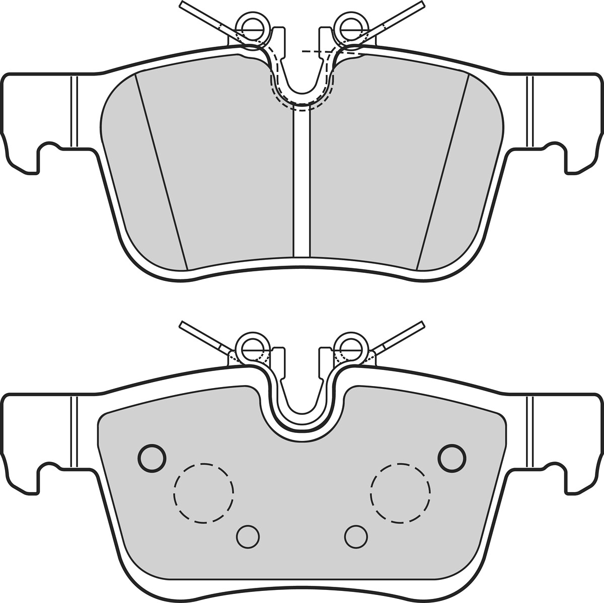 VALEO Bremseklodser 302705 bagaksel for VOLVO VOLVO ASIA