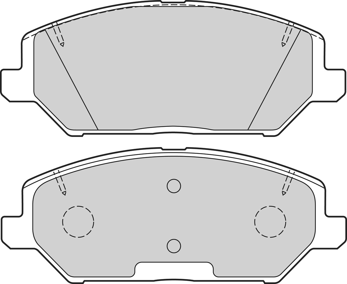 VALEO Bremseklodser 302733 foraksel for KIA