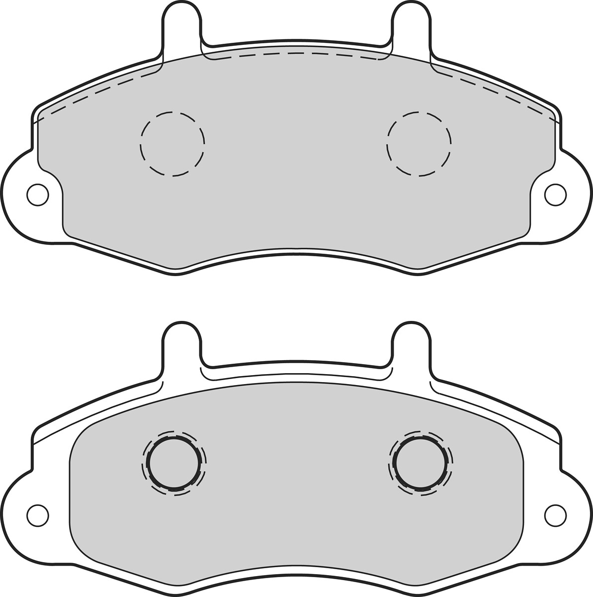 VALEO Bremseklodser 302752 foraksel for FORD