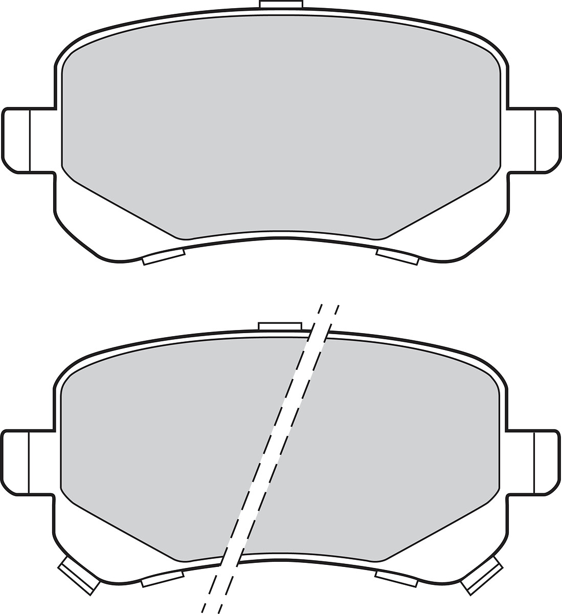 VALEO Bremseklodser 302793 bagaksel for FIAT CHRYSLER DODGE