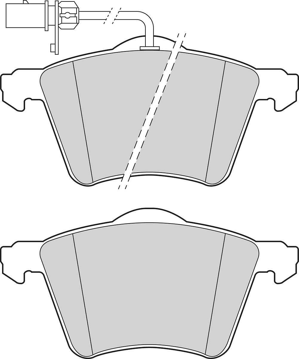 VALEO Bremseklodser 302832 foraksel for VW
