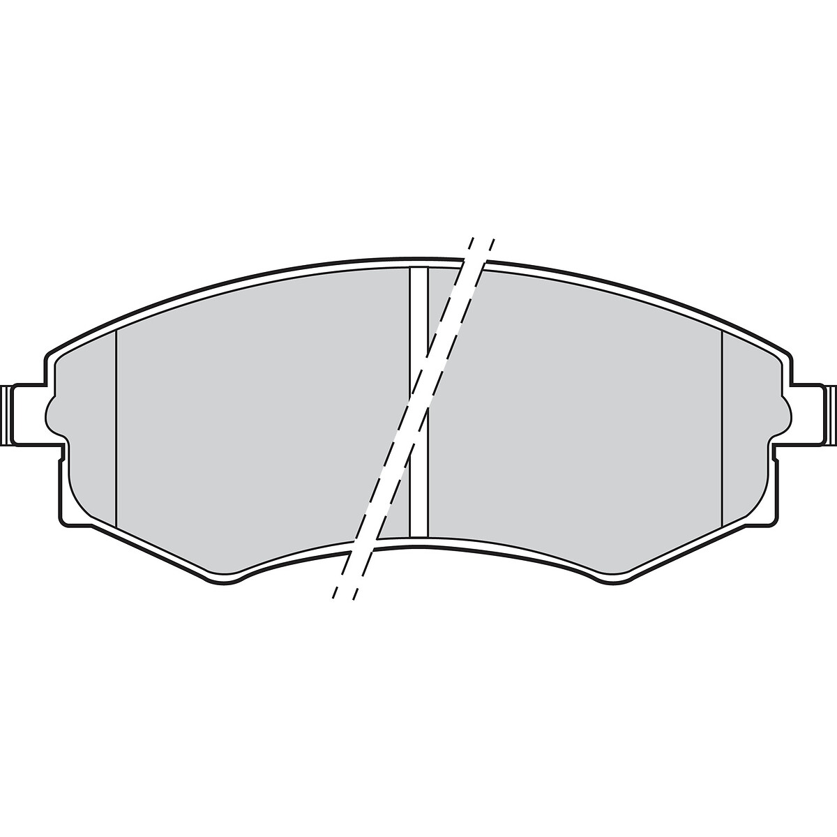 VALEO Bremseklodser 302878 foraksel for DAEWOO