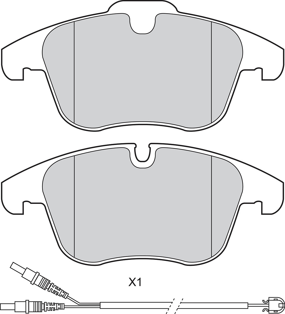 VALEO Bremseklodser 302876 foraksel for PEUGEOT