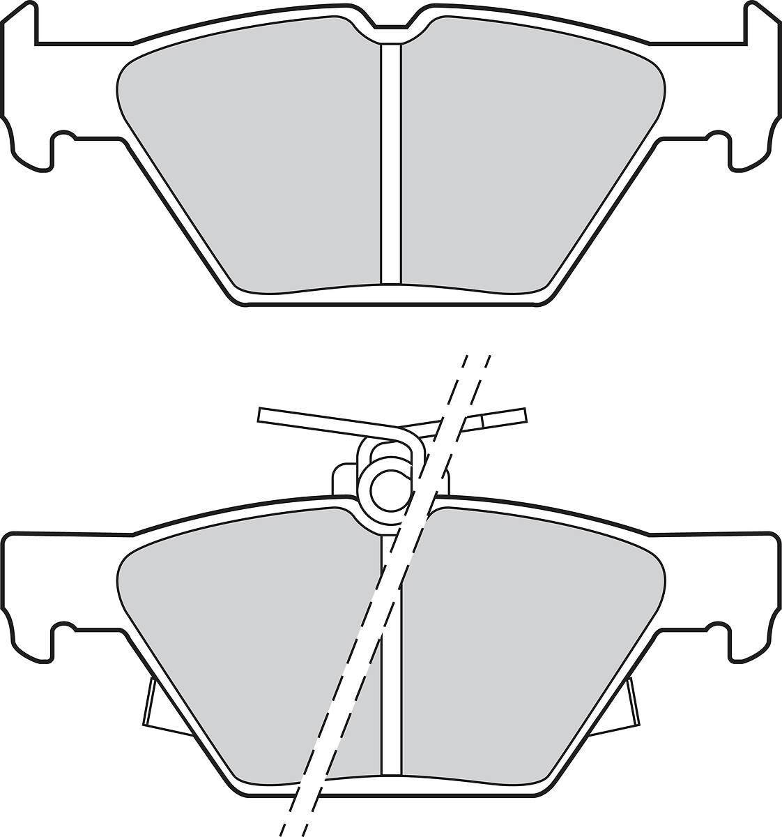 VALEO Bremseklodser 302896 bagaksel for SUBARU