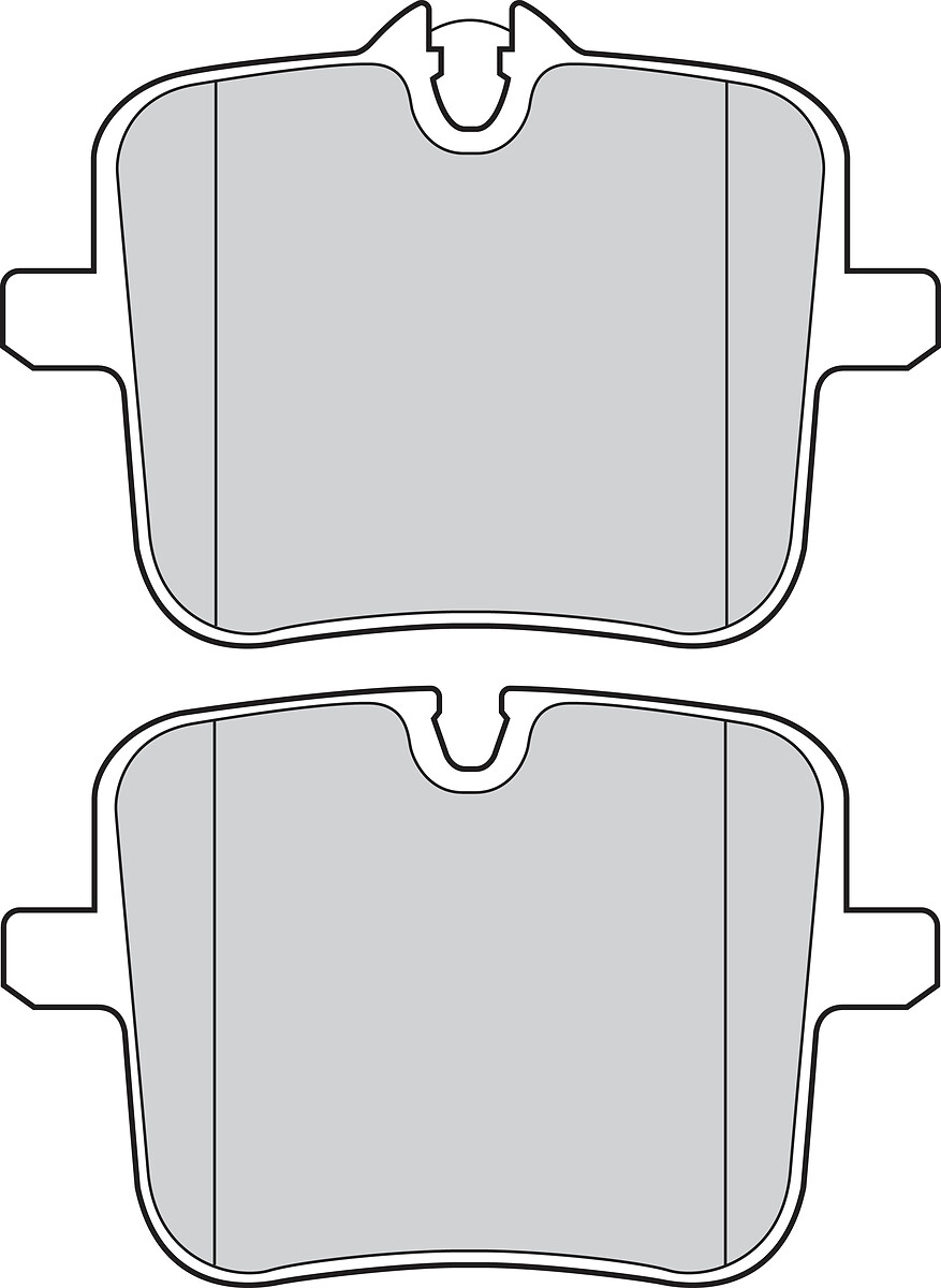 VALEO Bremseklodser 302933 bagaksel for ROLLS-ROYCE BMW