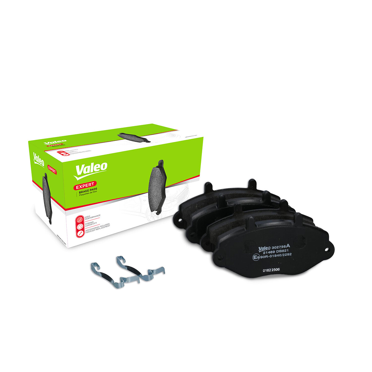 VALEO Bremseklodser 302756a foraksel for FORD FORD (JMC)