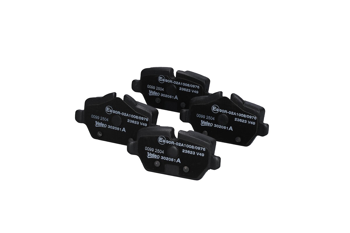 VALEO Bremseklodser 302051A bagaksel for BMW (BRILLIANCE) BMW
