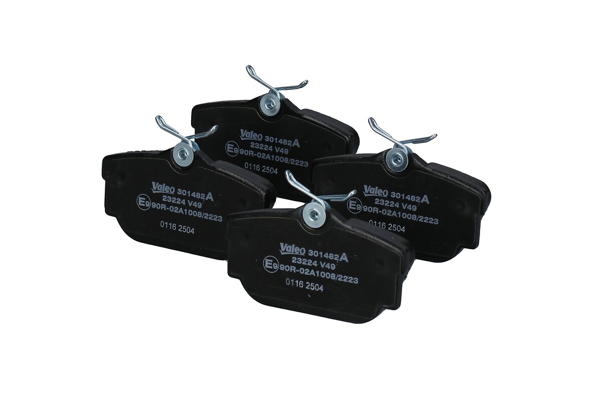 VALEO Bremseklodser 301482a bagaksel for VW