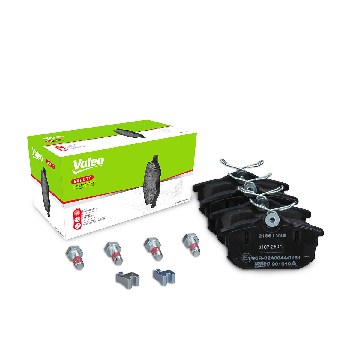 VALEO Bremseklodser 301319a bagaksel for VOLVO MITSUBISHI PROTON SMART
