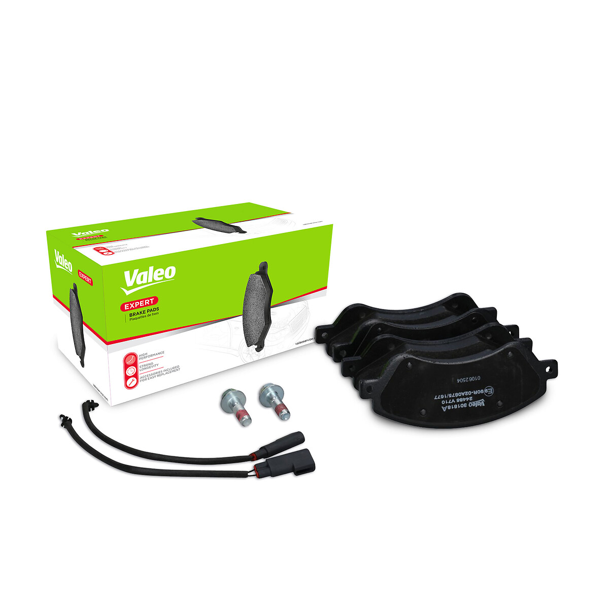 VALEO Bremseklodser 301818a foraksel for FORD