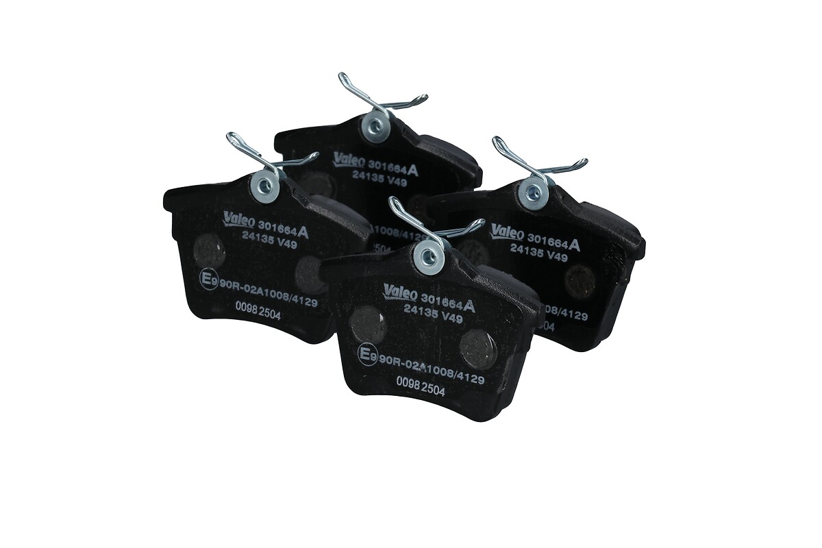 VALEO Bremseklodser 301664a bagaksel for PEUGEOT CITROËN