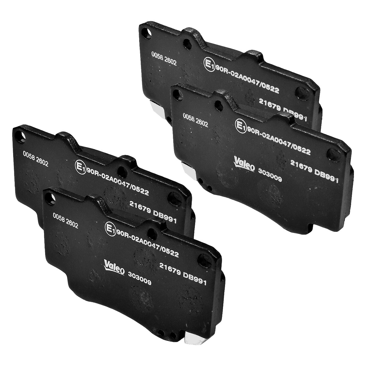VALEO Bremseklodser 303009 foraksel for TOYOTA