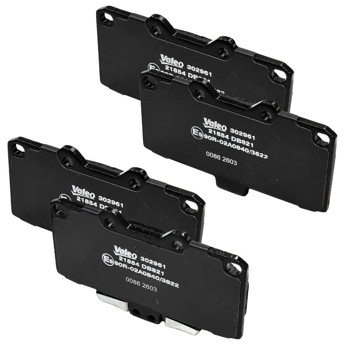 VALEO Bremseklodser 302961 foraksel for NISSAN SUBARU