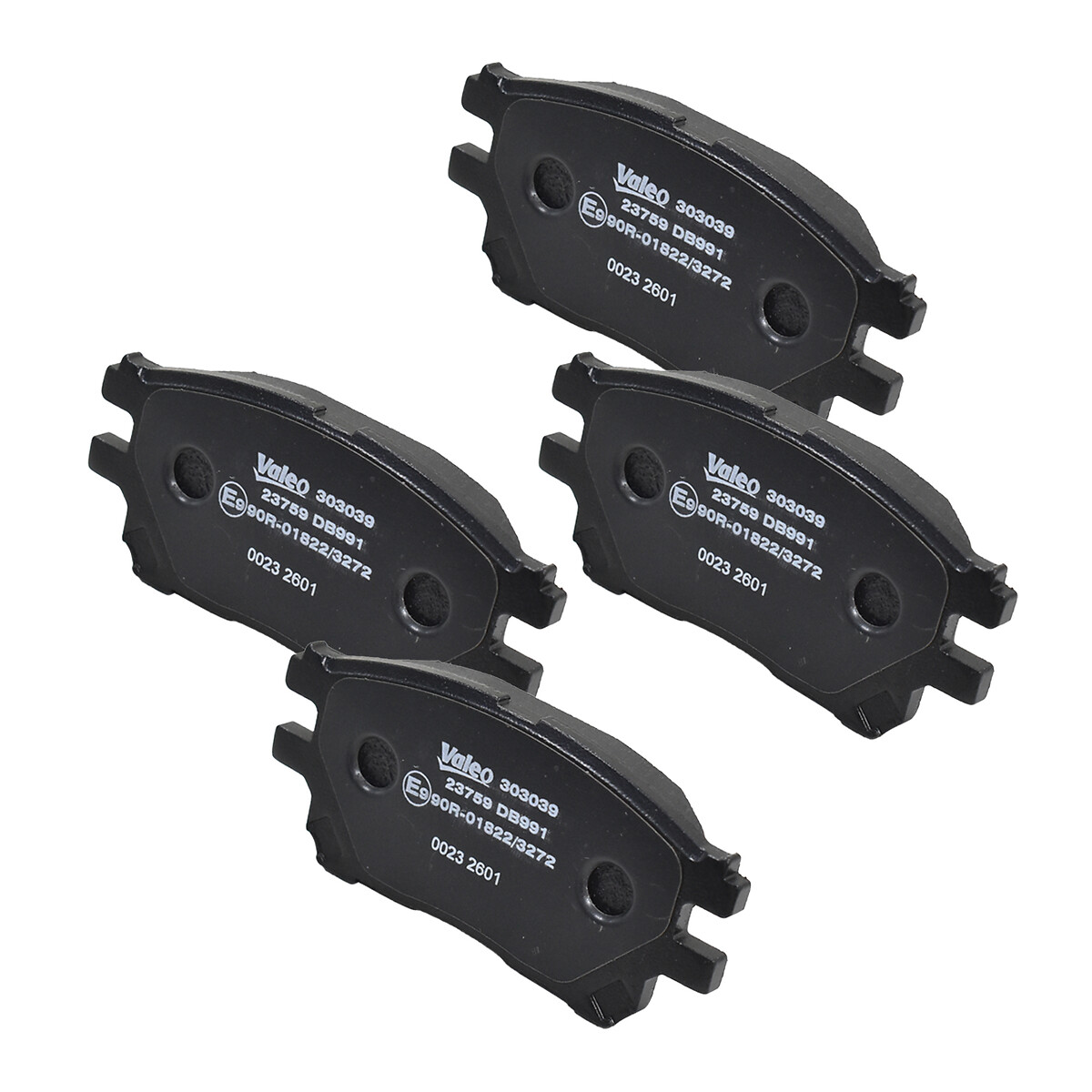 VALEO Bremseklodser 303039 foraksel for TOYOTA
