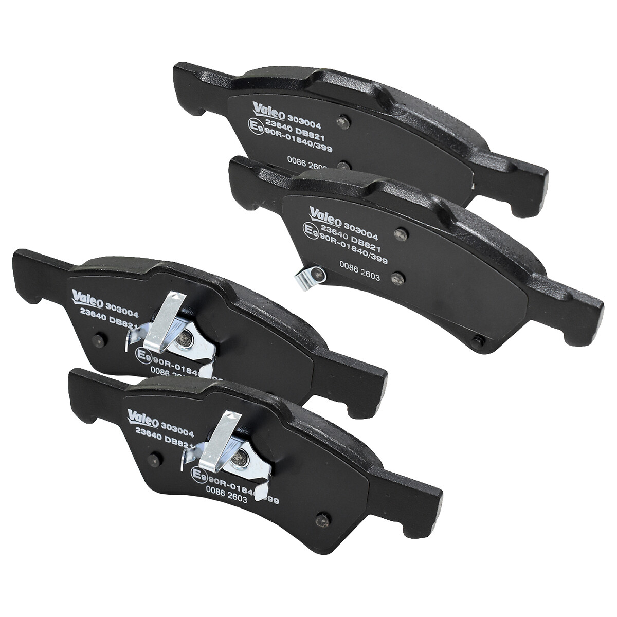 VALEO Bremseklodser 303004 foraksel for CHRYSLER DODGE